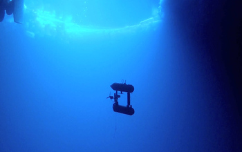 research vehicle under water